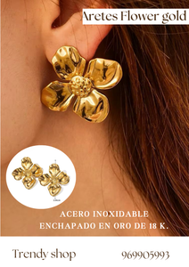 ARETES FLOWER GOLD