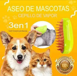 PET BRUSH - CEPILLO A VAPOR 3 EN 1 🐶🐱