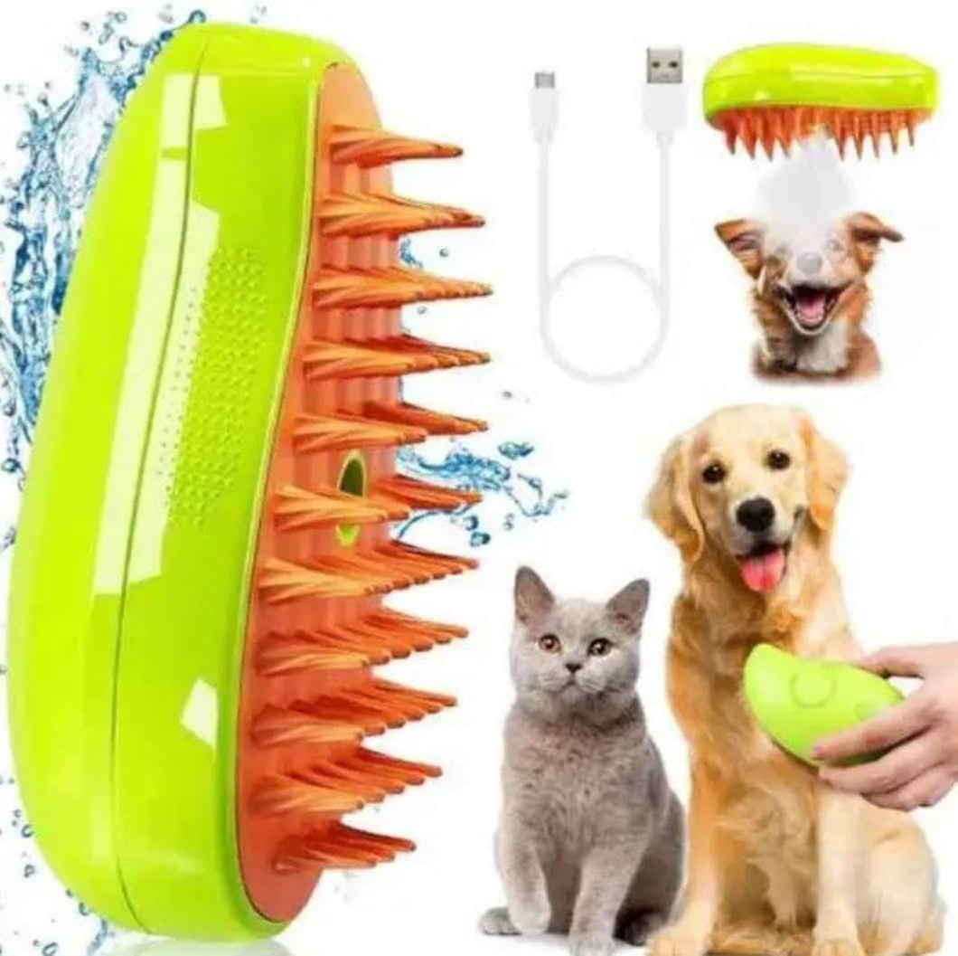 PET BRUSH - CEPILLO A VAPOR 3 EN 1 🐶🐱