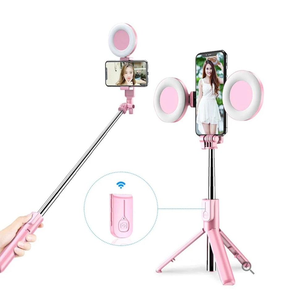 GLOWSTICK PRO CON 2 MINI AROS LED + REGALO